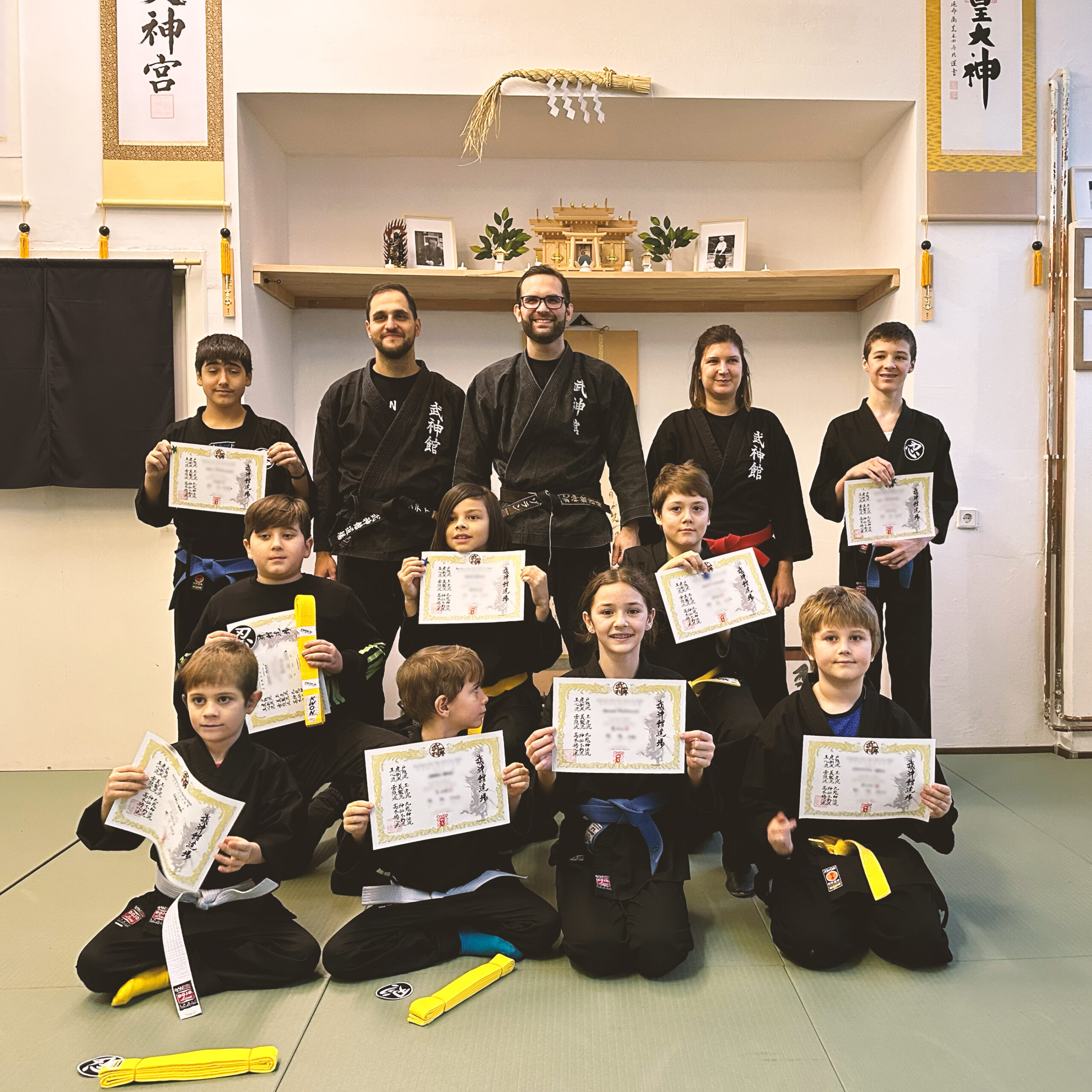 Samurai und Ninja Kids Prüfung in Wien
